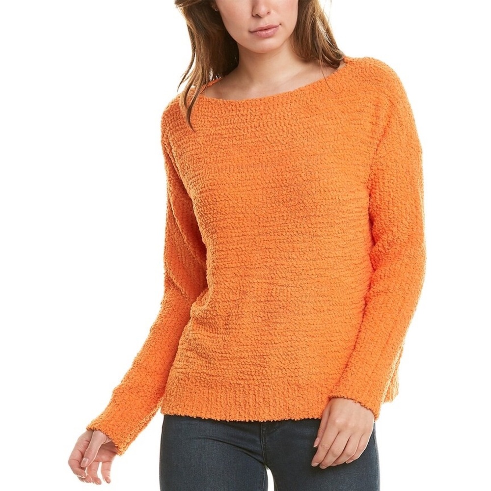 NWOT Vince Camuto Teddy Yarn Boat Neck Sweater